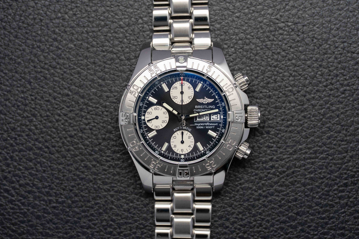 Breitling Superocean Chronograph II A13340 Black Dial 2008
