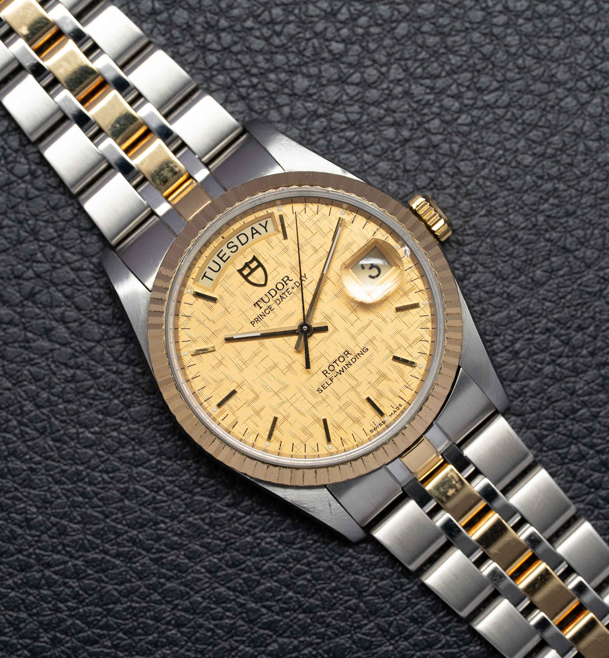 Tudor Prince Date-Day 76213 Gold Dial 2016