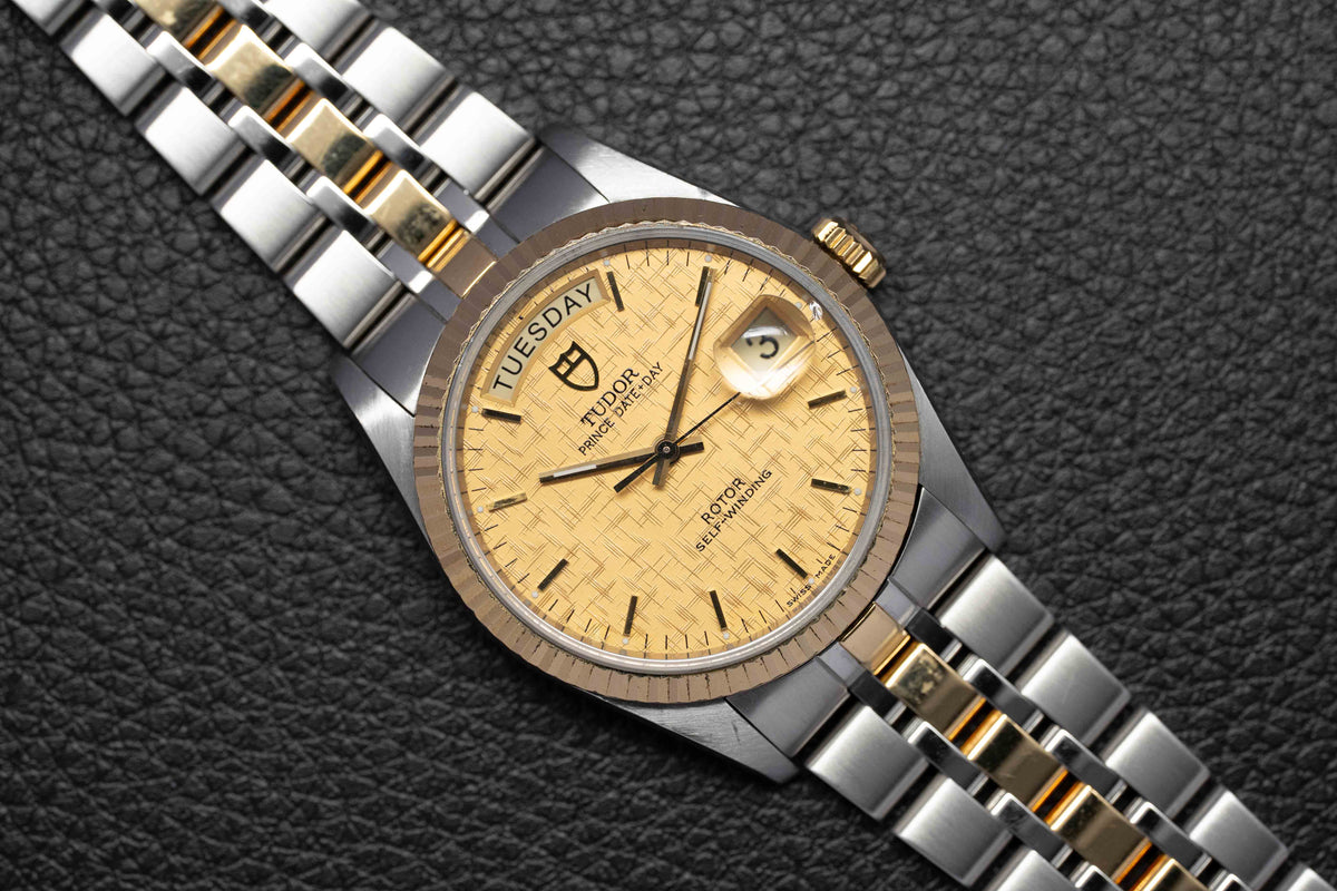 Tudor Prince Date-Day 76213 Gold Dial 2016