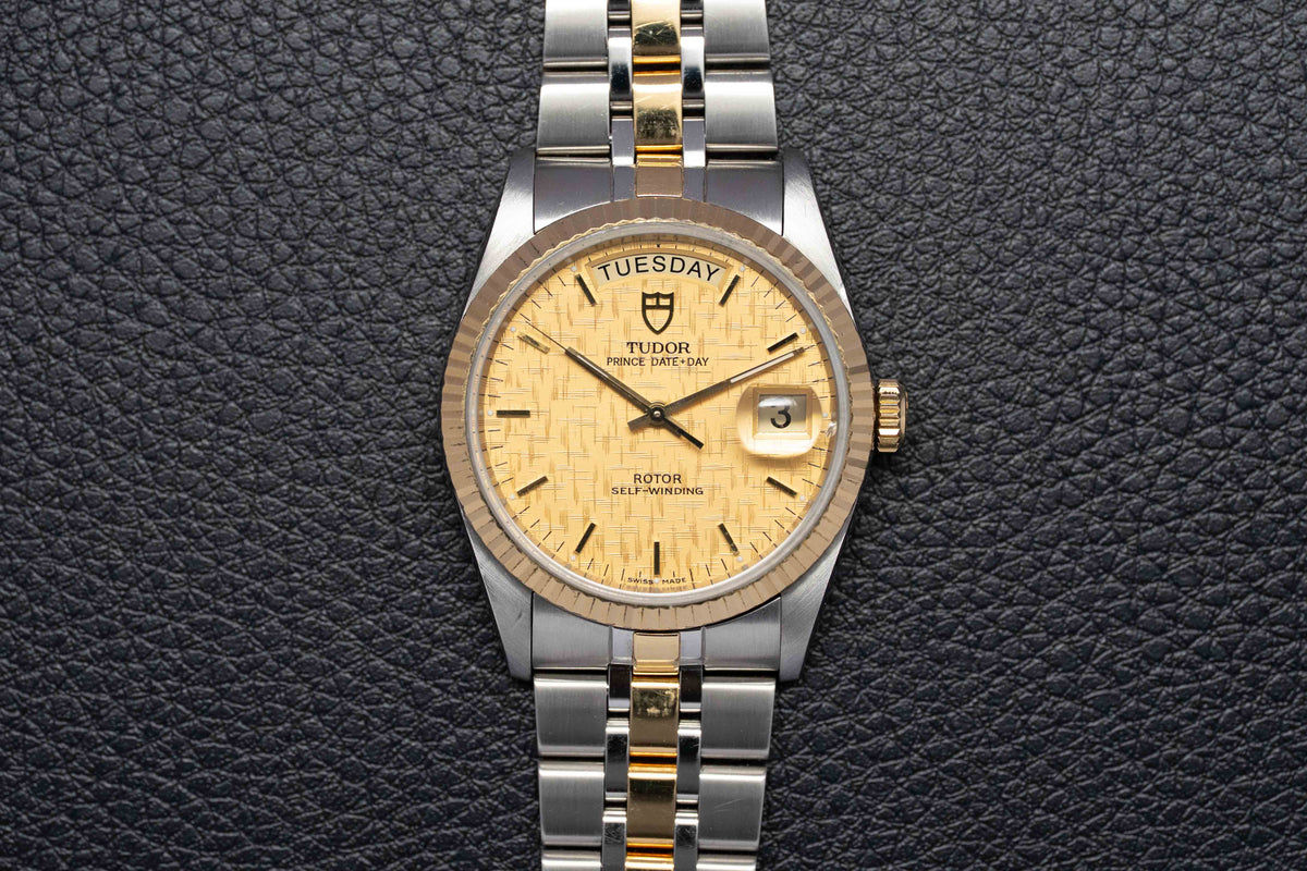 Tudor Prince Date-Day 76213 Gold Dial 2016