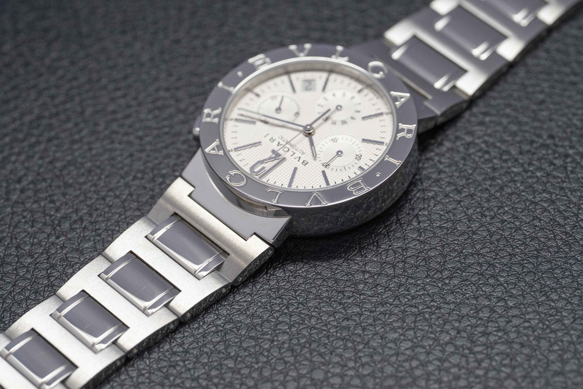 Bulgari Diagono BB38SSCH Fullset 2022 Box+Papers