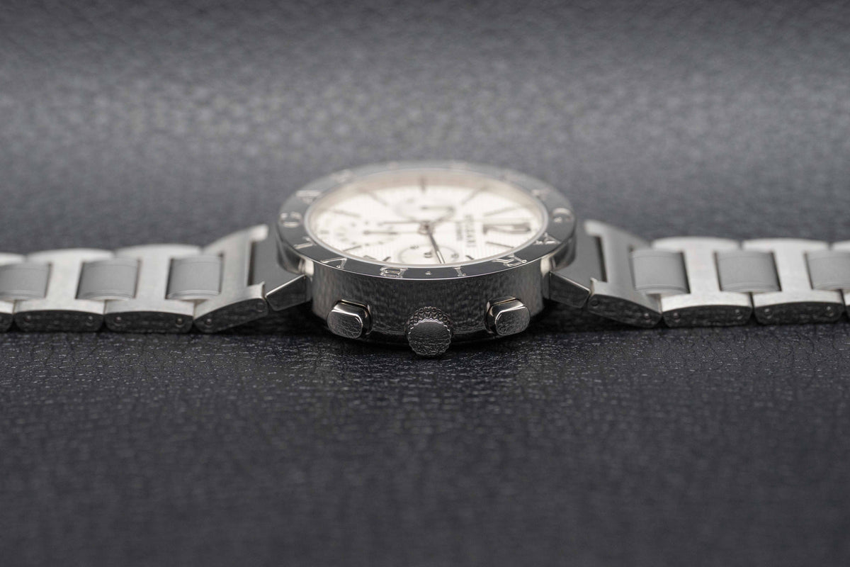 Bulgari Diagono BB38SSCH Fullset 2022 Box+Papers