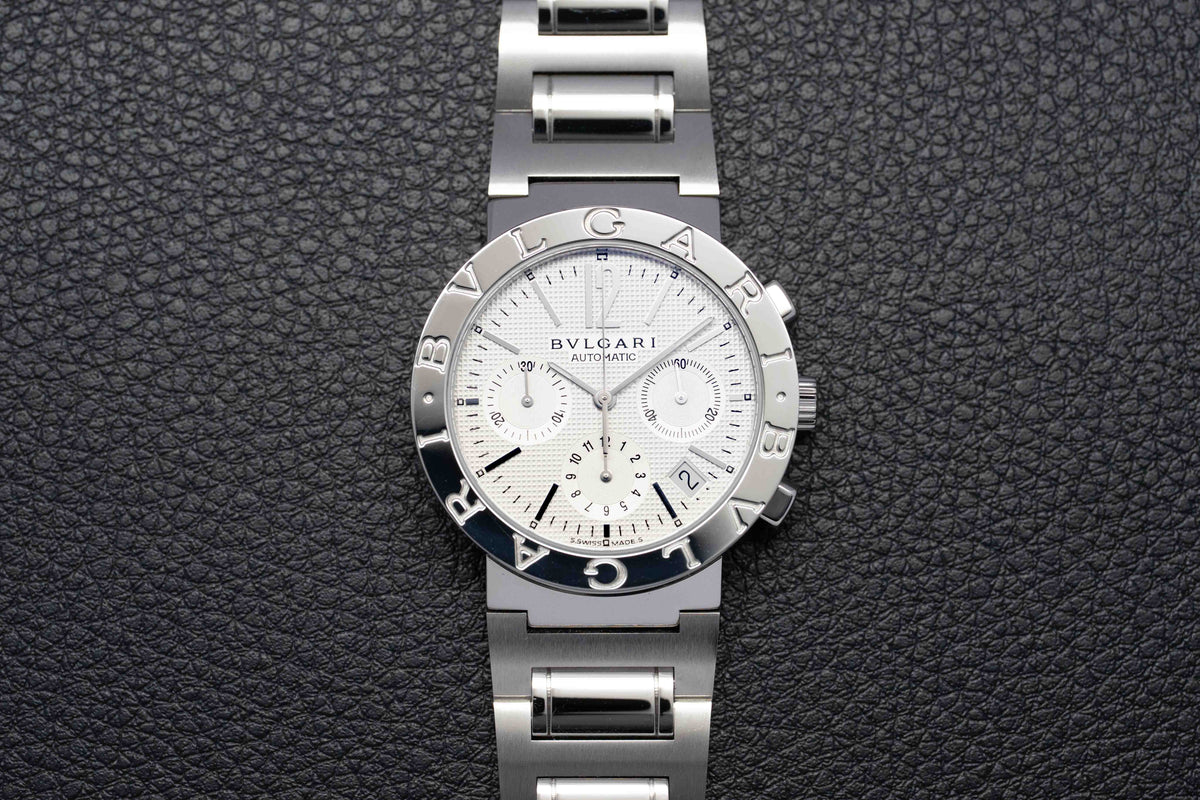 Bulgari Diagono BB38SSCH Fullset 2022 Box+Papers