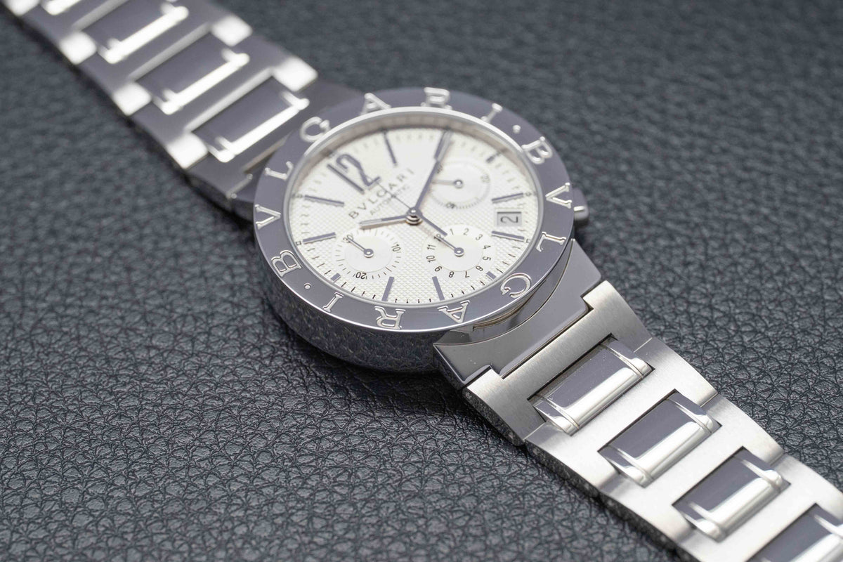 Bulgari Diagono BB38SSCH Fullset 2022 Box+Papers