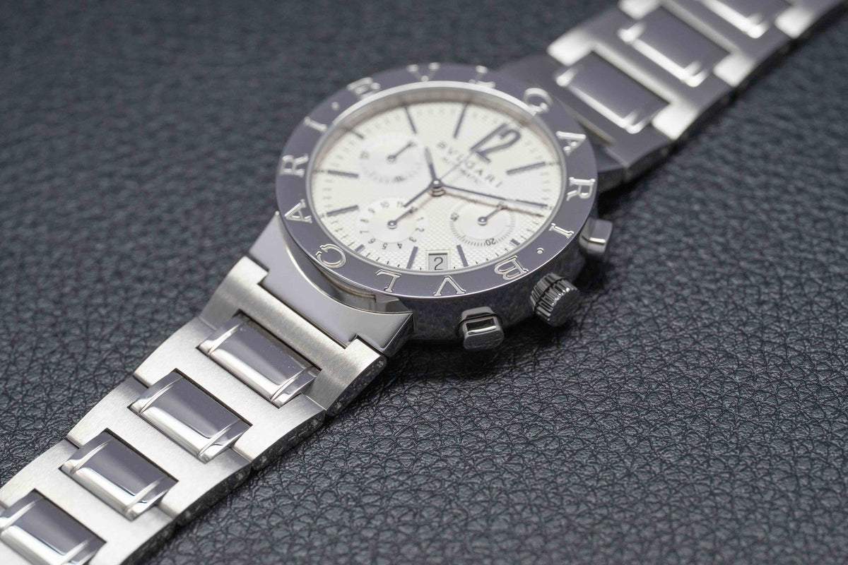 Bulgari Diagono BB38SSCH Fullset 2022 Box+Papers