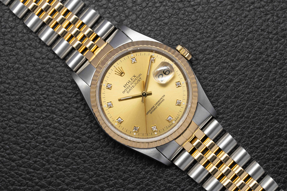 Rolex Datejust 16233G Fullset 1994 Box+Papers