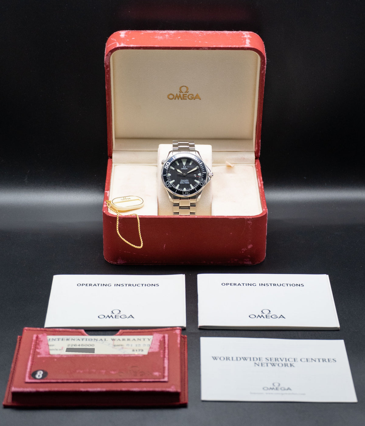 Omega Seamaster Diver 300 2264.50 Fullset 2001 Box+Papers