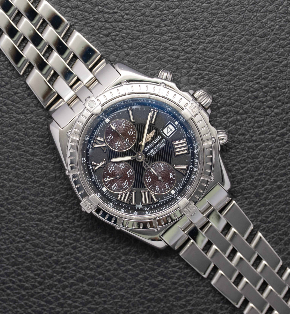 Breitling Crosswind Chronograph A13355 Black Dial 2003