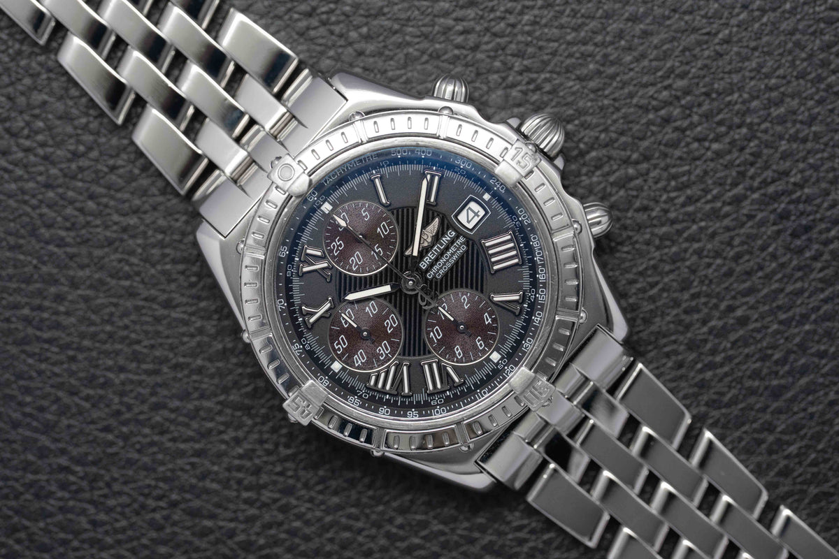 Breitling Crosswind Chronograph A13355 Black Dial 2003