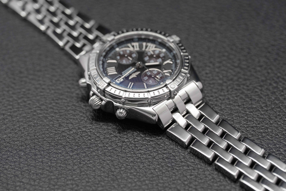 Breitling Crosswind Chronograph A13355 Black Dial 2003