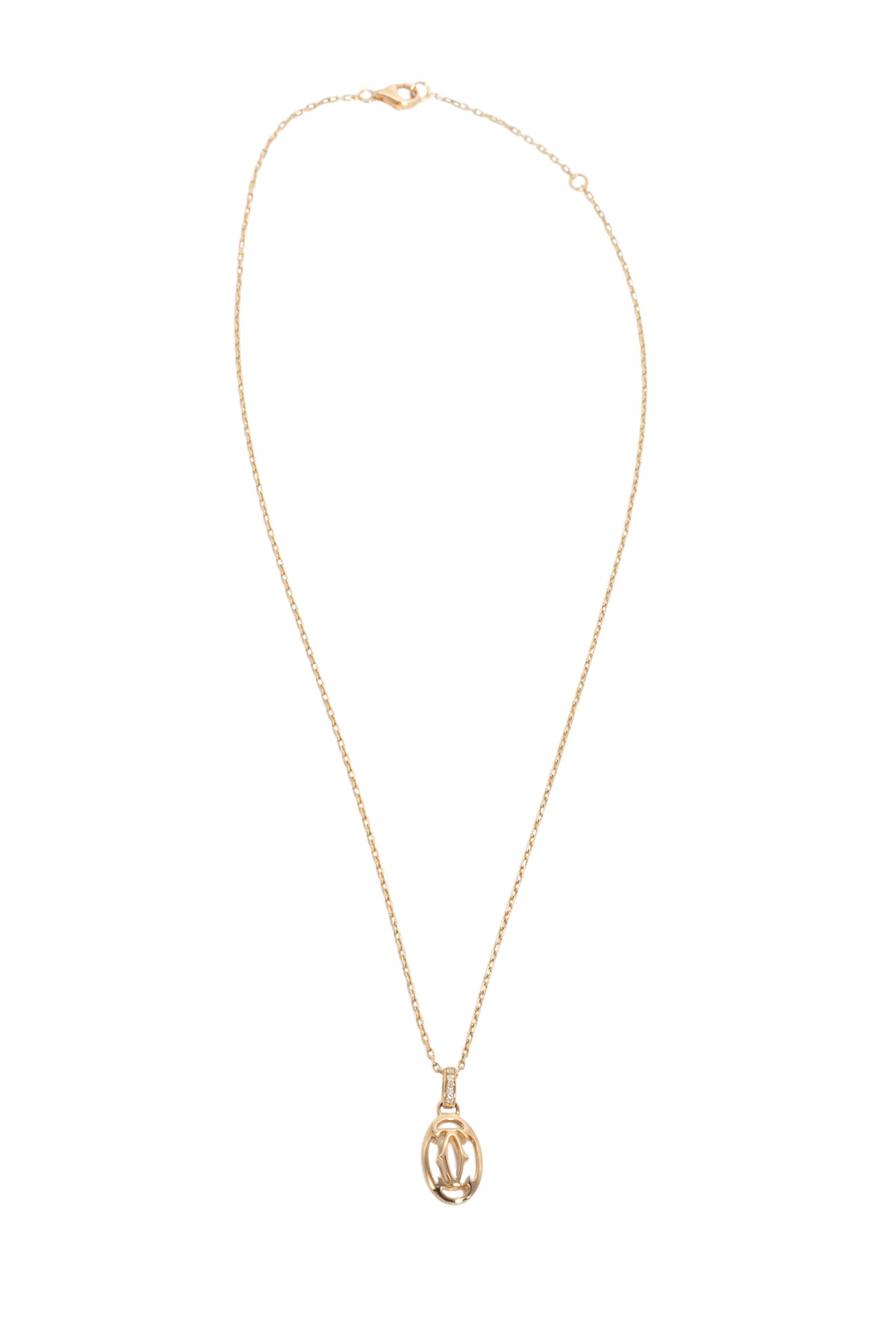 Cartier Double C Kette Roségold