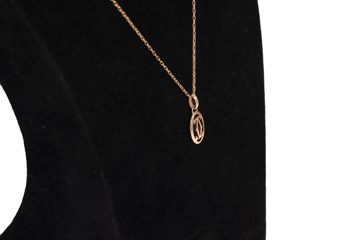 Cartier Double C Kette Roségold