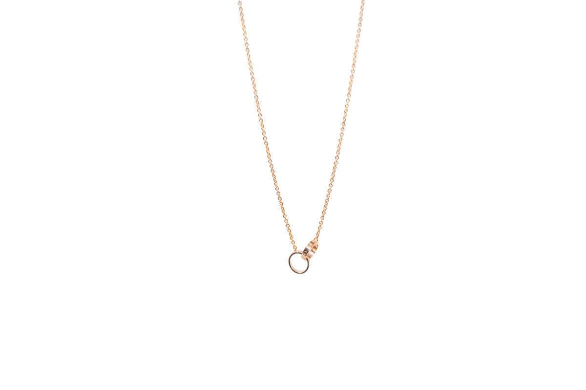 Collar Cartier Love de oro rosa