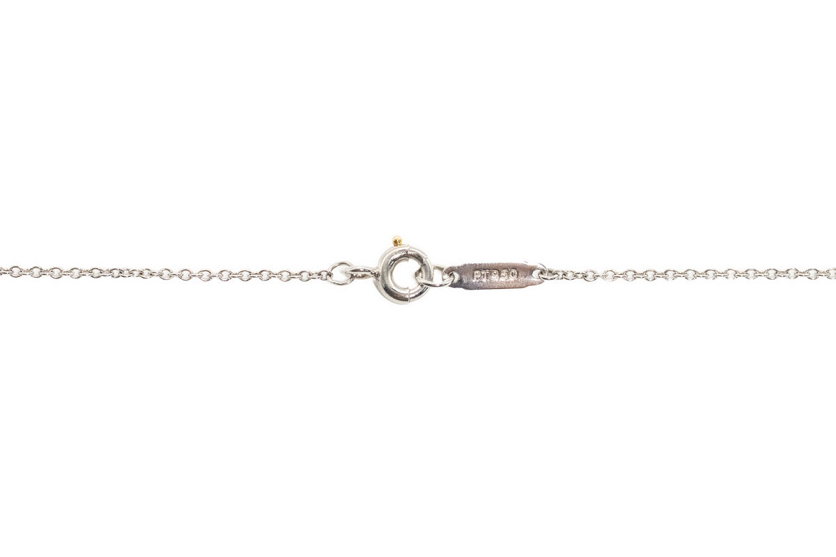 Tiffany Solitaire Diamond Necklace in Platinum