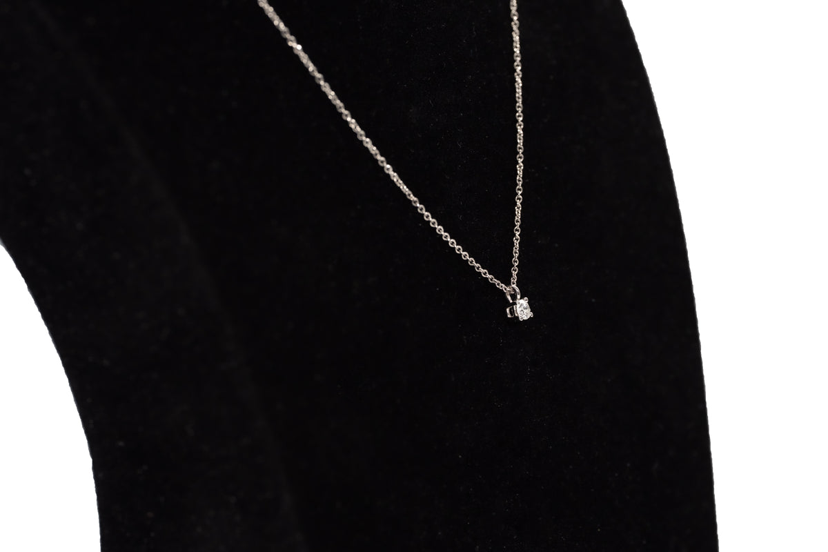 Tiffany Solitaire Diamond Necklace in Platinum