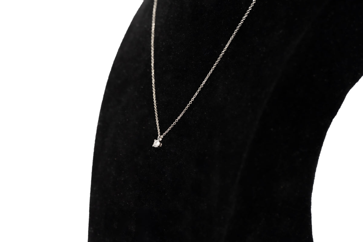 Tiffany Solitaire Diamond Necklace in Platinum