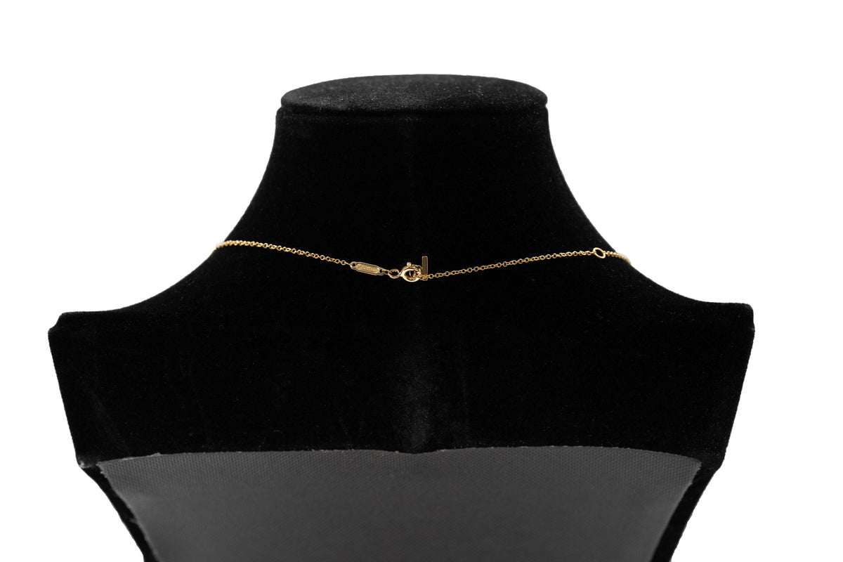 Tiffany T Kette Gelbgold
