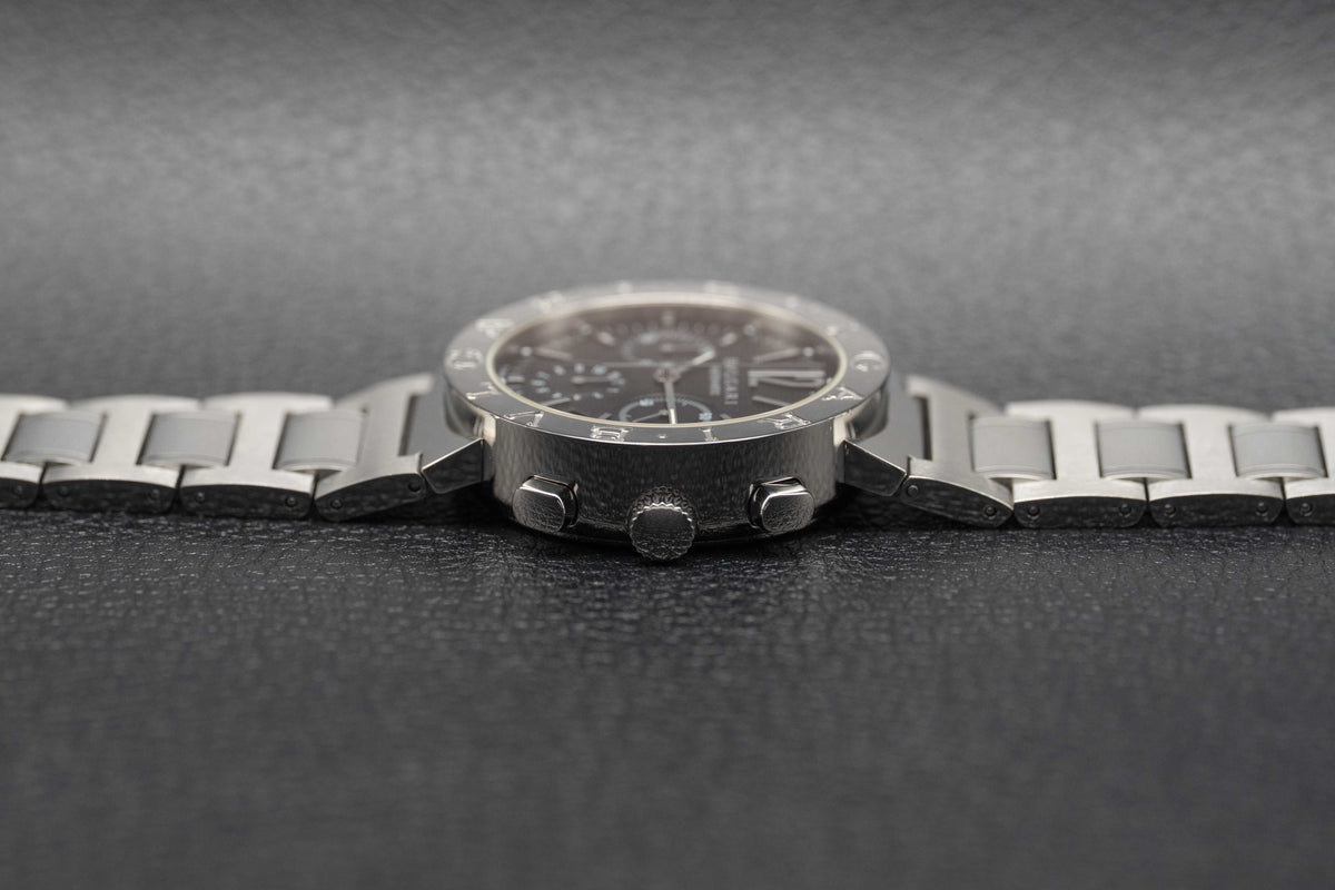 Bulgari Diagono BB38SSCH Fullset 2020 Box+Papers