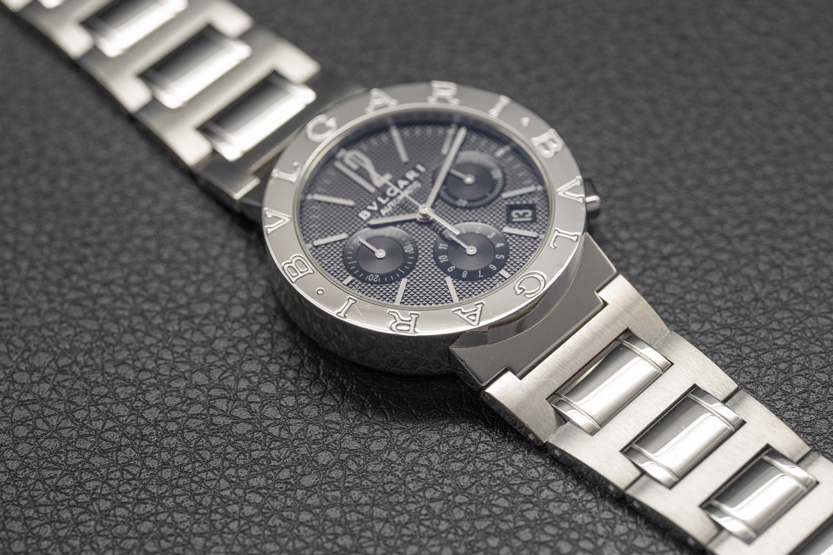 Bulgari Diagono BB38SSCH Fullset 2020 Box+Papers