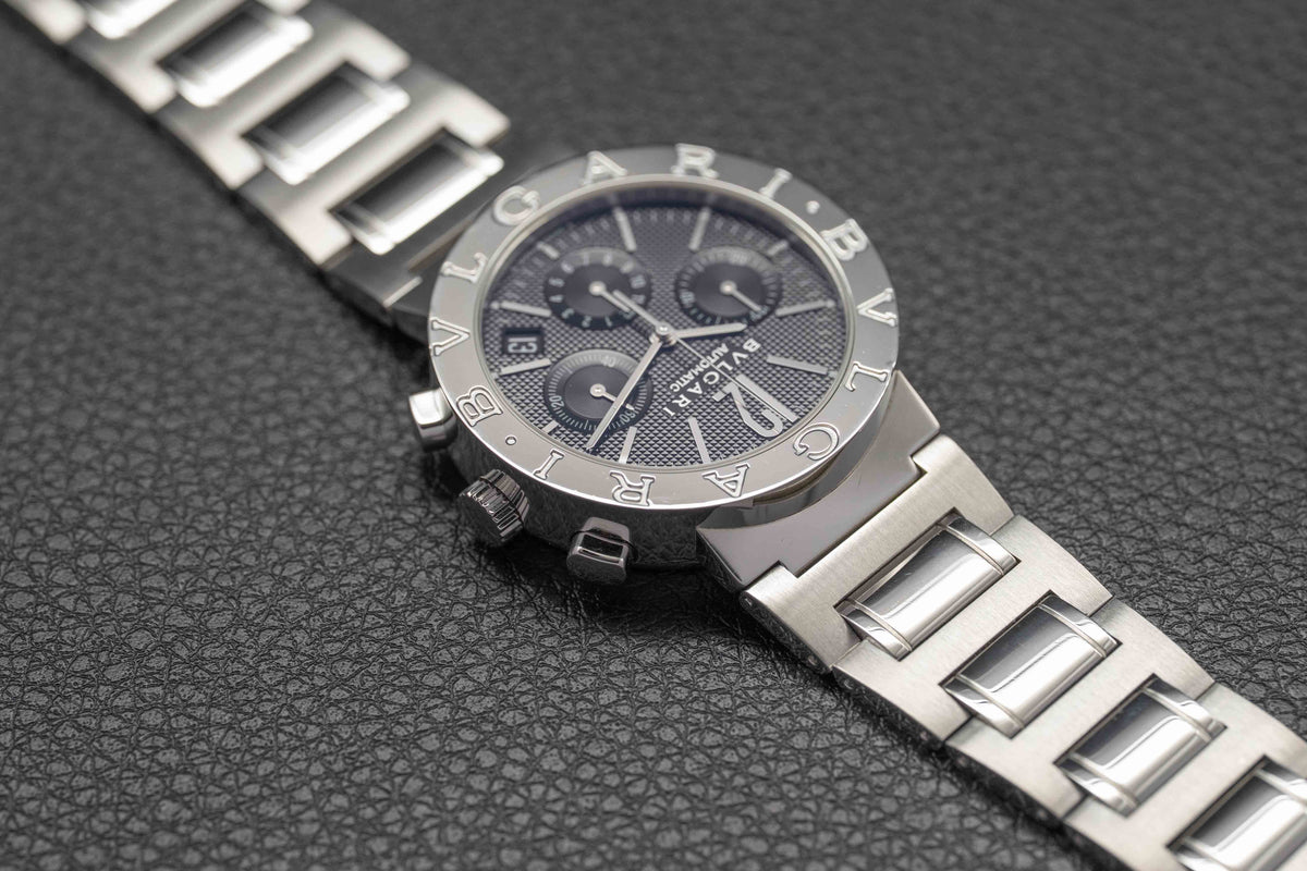 Bulgari Diagono BB38SSCH Fullset 2020 Box+Papers