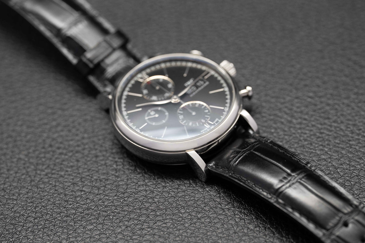 IWC Portofino Chronograph IW391010 Silver Dial 2016