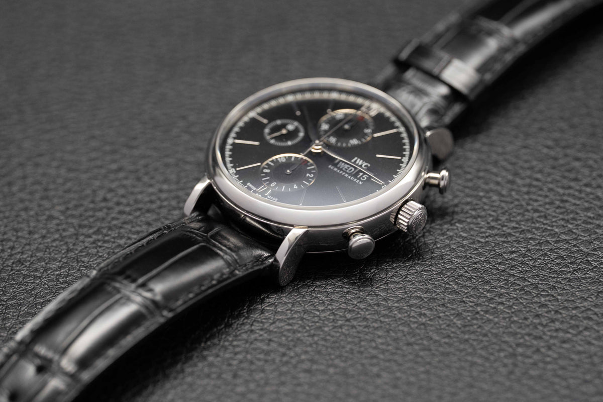 IWC Portofino Chronograph IW391010 Silver Dial 2016