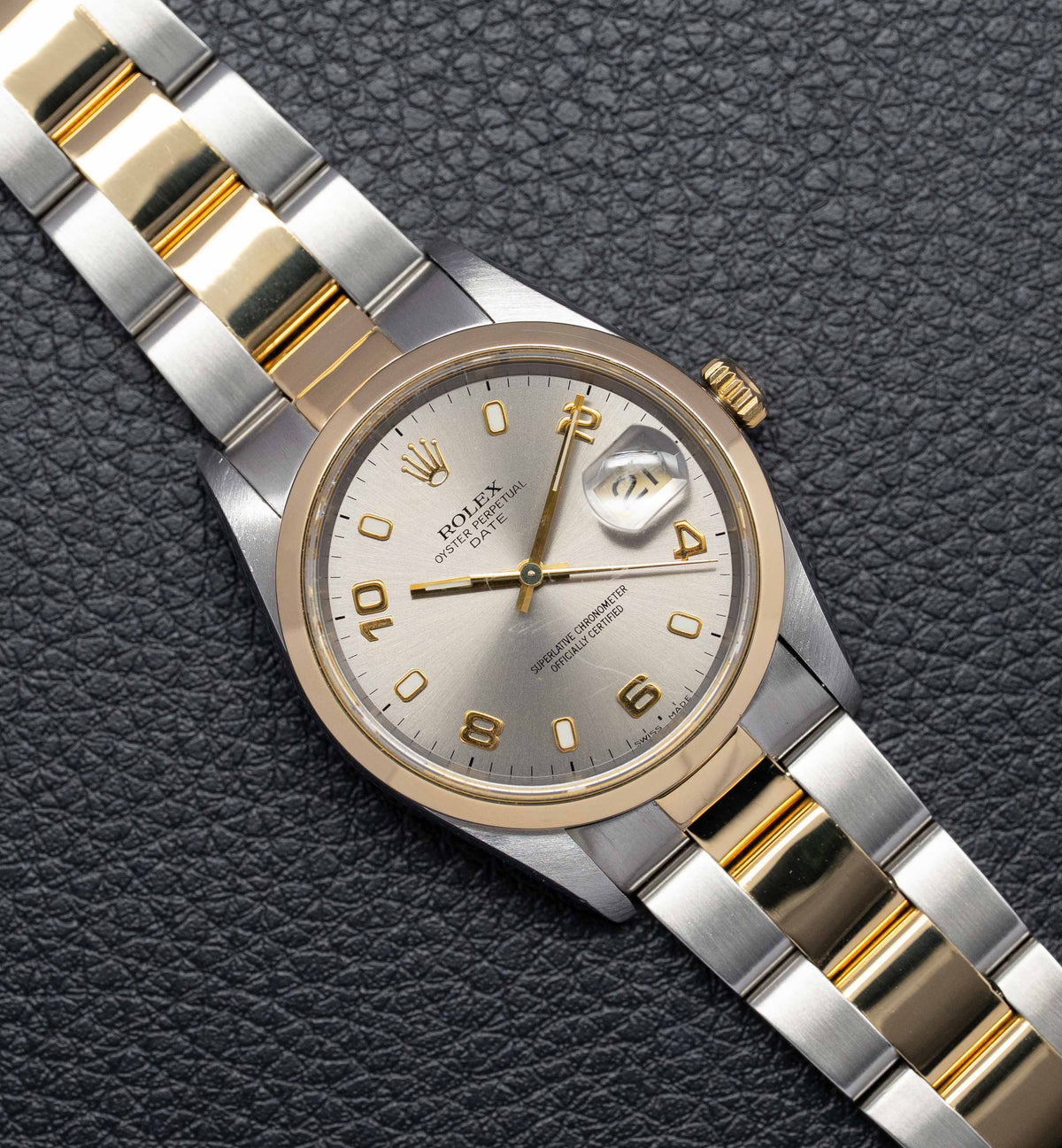 Rolex Date 15203 Grey Dial 1998
