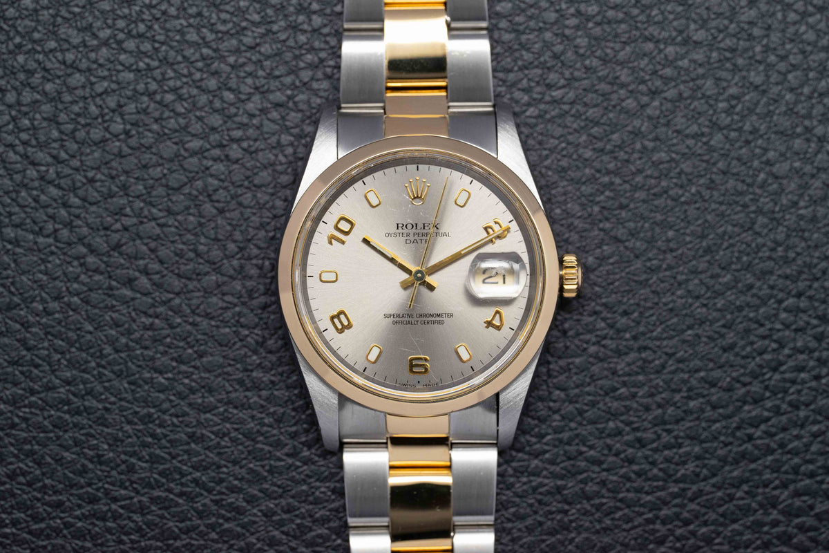 Rolex Date 15203 Grey Dial 1998