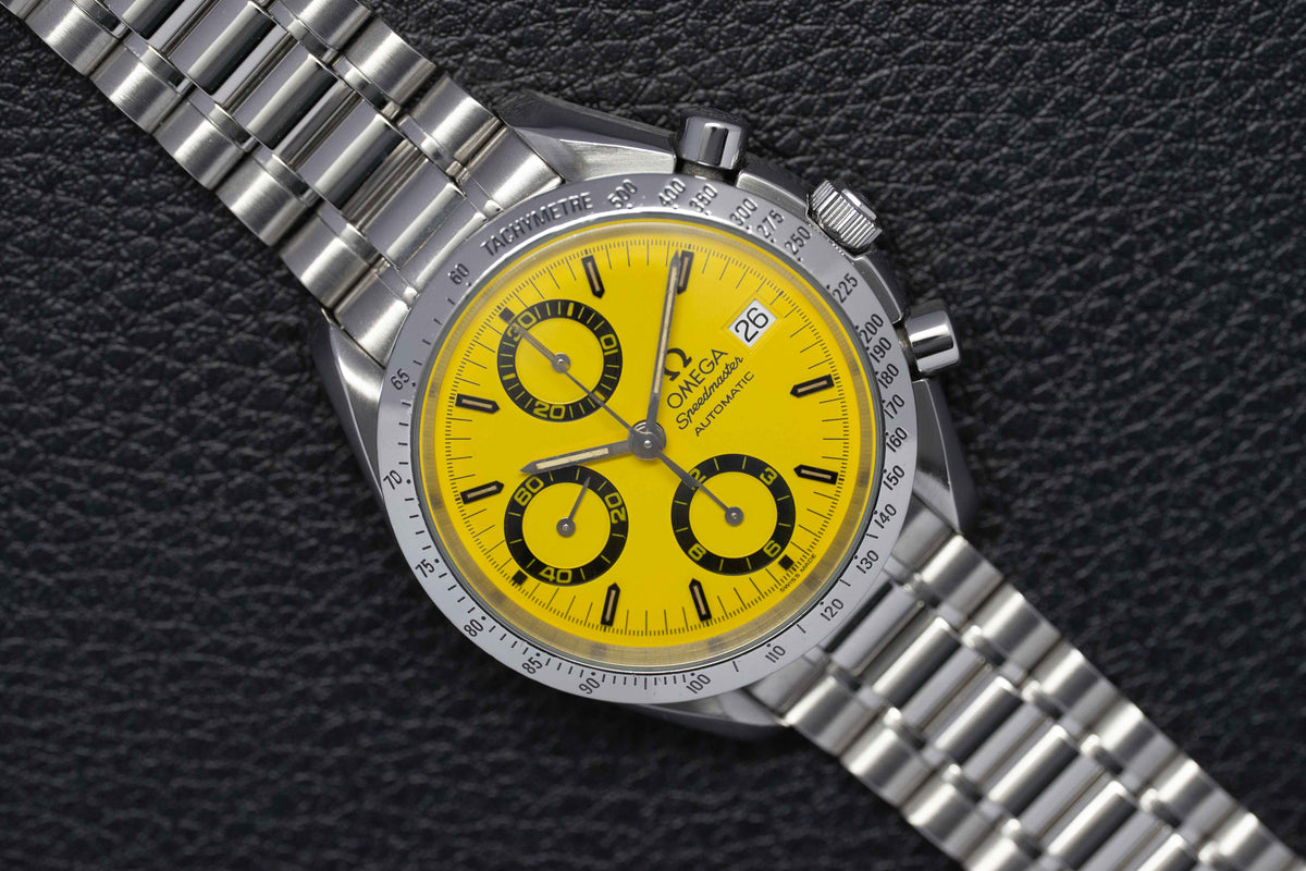 Omega Speedmaster Date 3511.12 Yellow Dial 1995