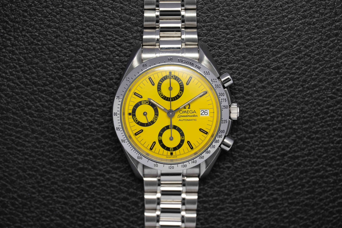 Omega Speedmaster Date 3511.12 Yellow Dial 1995