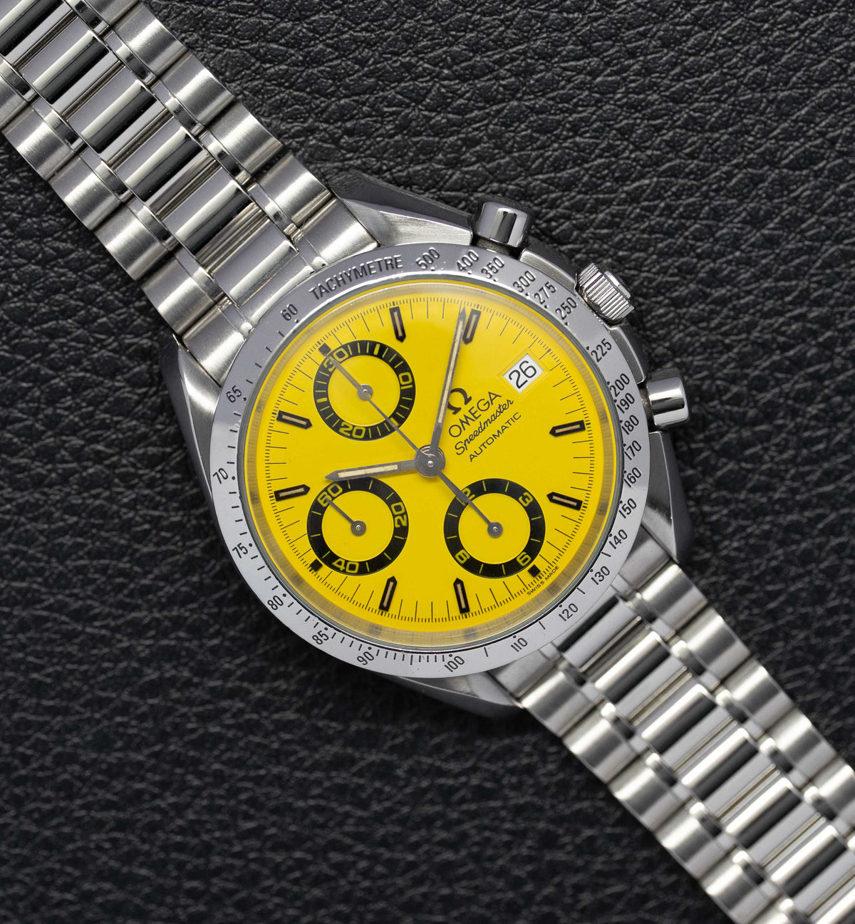 Omega Speedmaster Date 3511.12 Yellow Dial 1995
