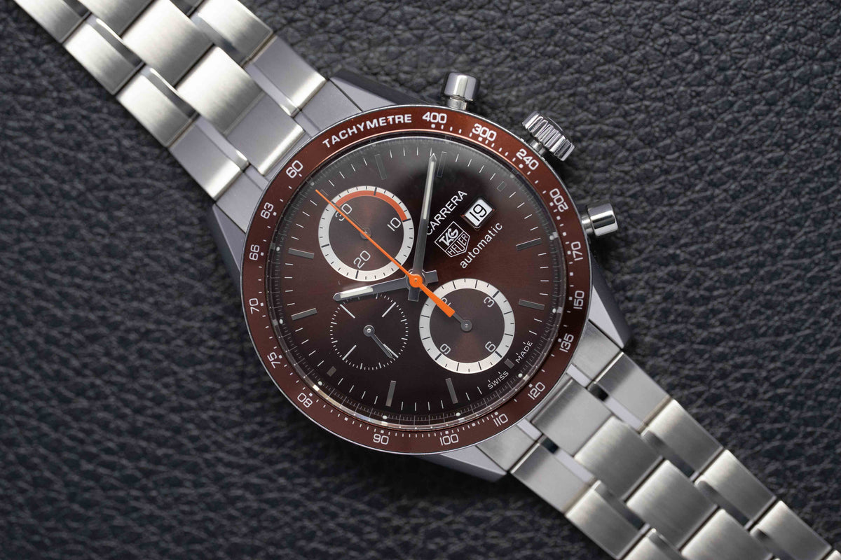 Tag Heuer Carrera Calibre 16 CV2013.BA0794 Brown Dial 2013