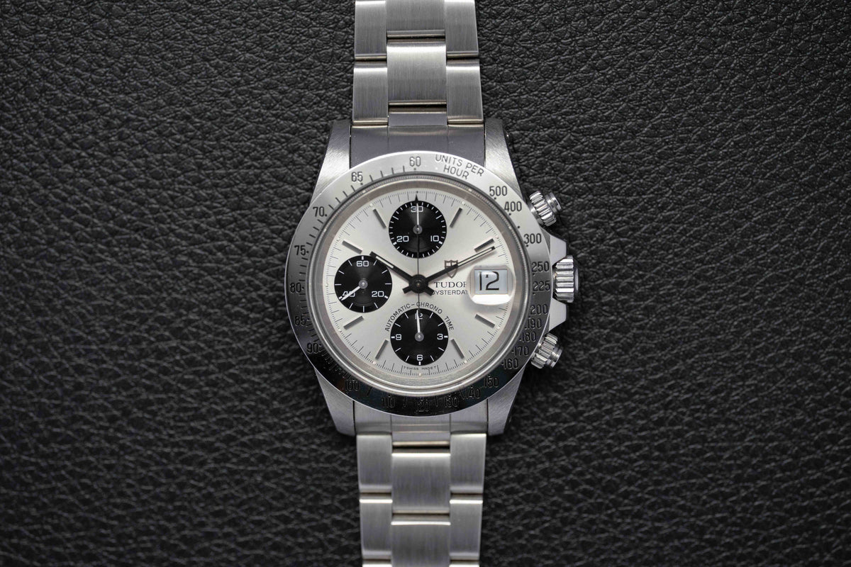 Tudor Oysterdate Big Block 79180 Silver Dial 1993