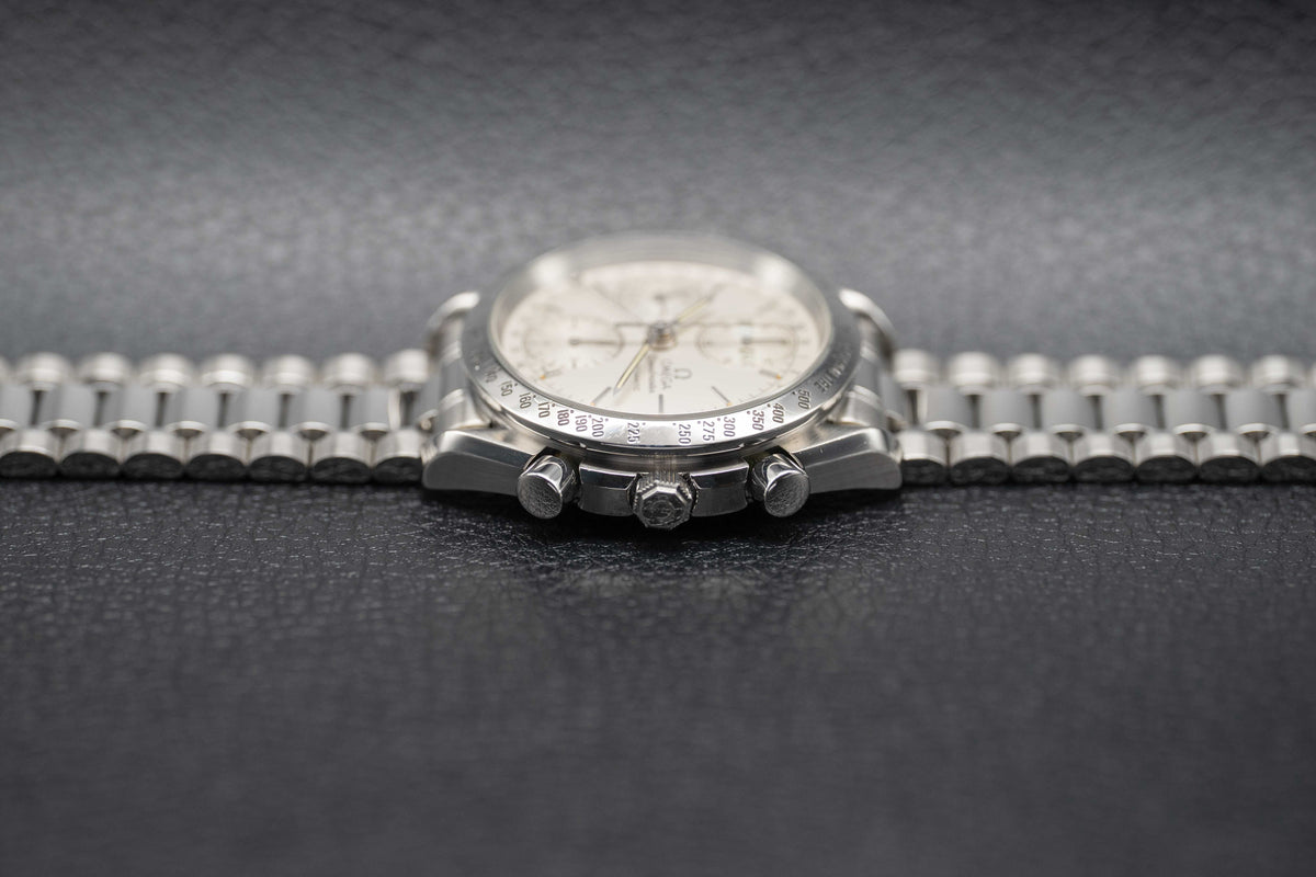 Omega Speedmaster Day Date 3521.30 Silver Dial 1993