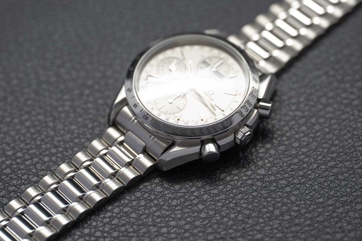 Omega Speedmaster Day Date 3521.30 Silver Dial 1993