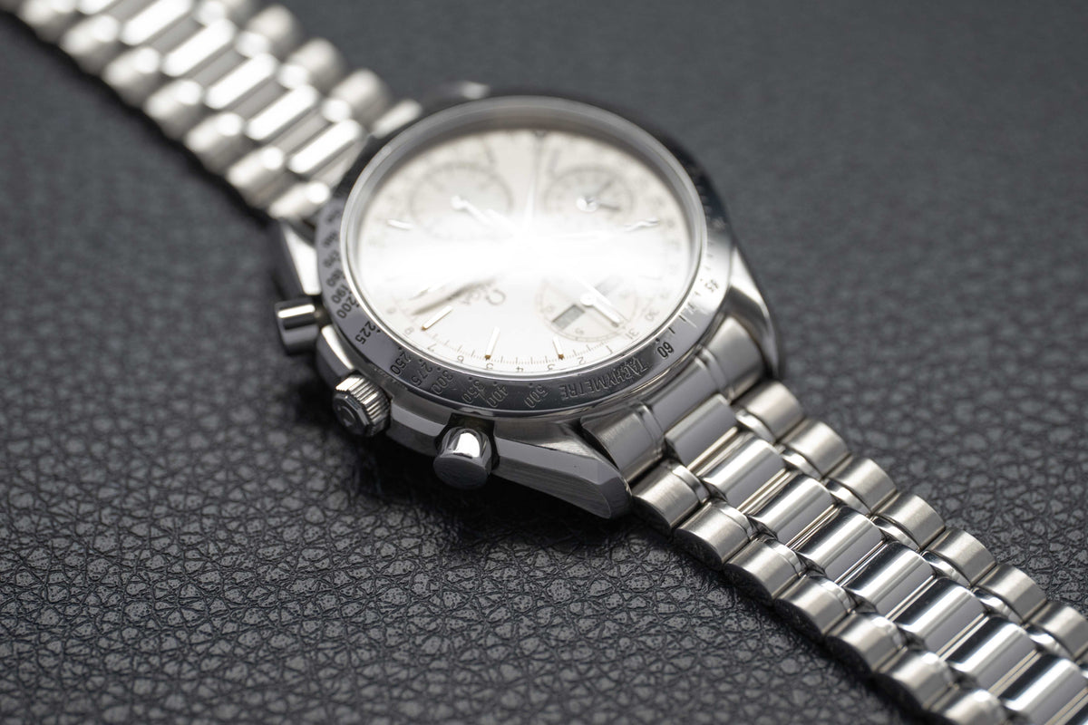 Omega Speedmaster Day Date 3521.30 Silver Dial 1993