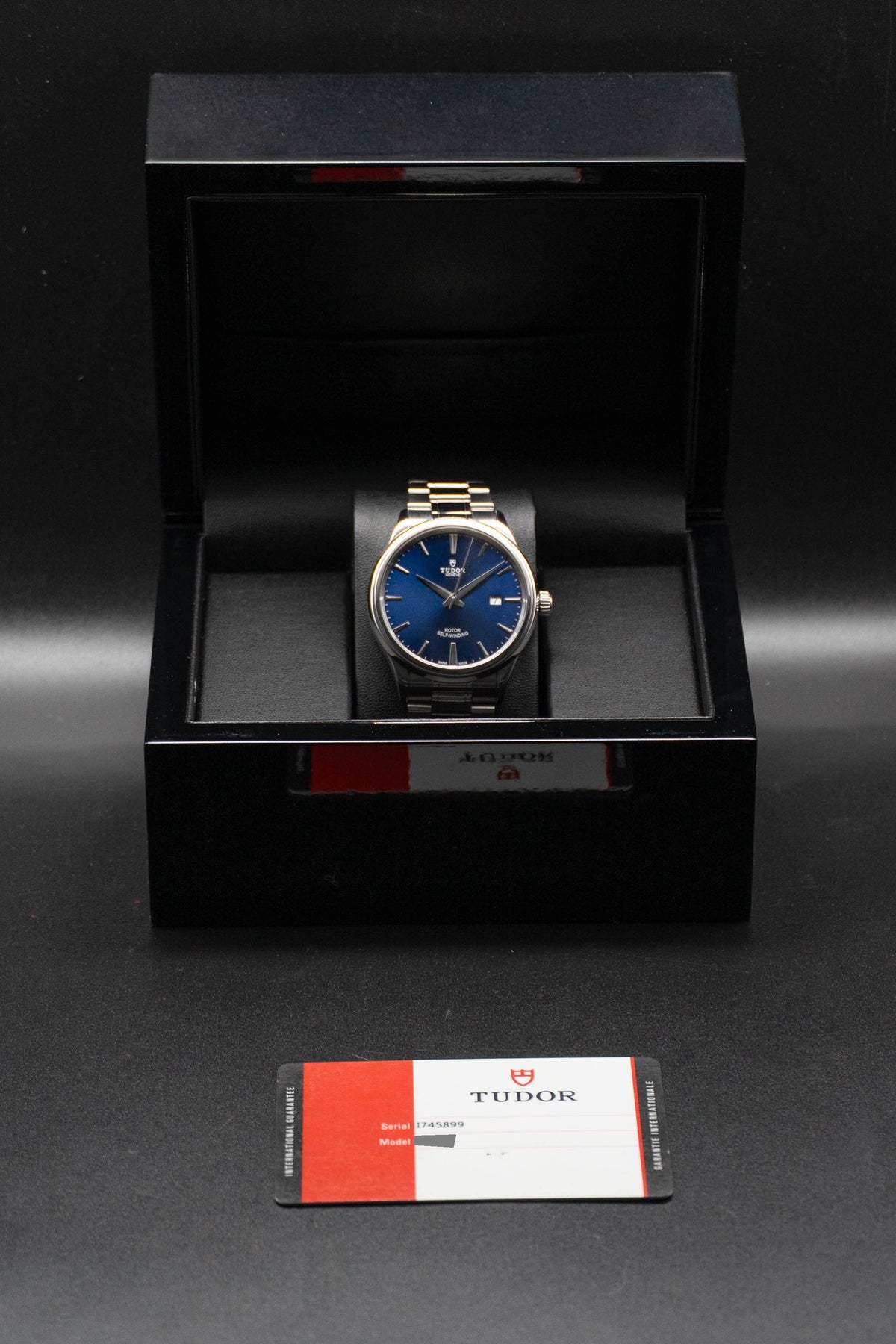 Tudor Style 12700 Blue Dial 2018 Papers
