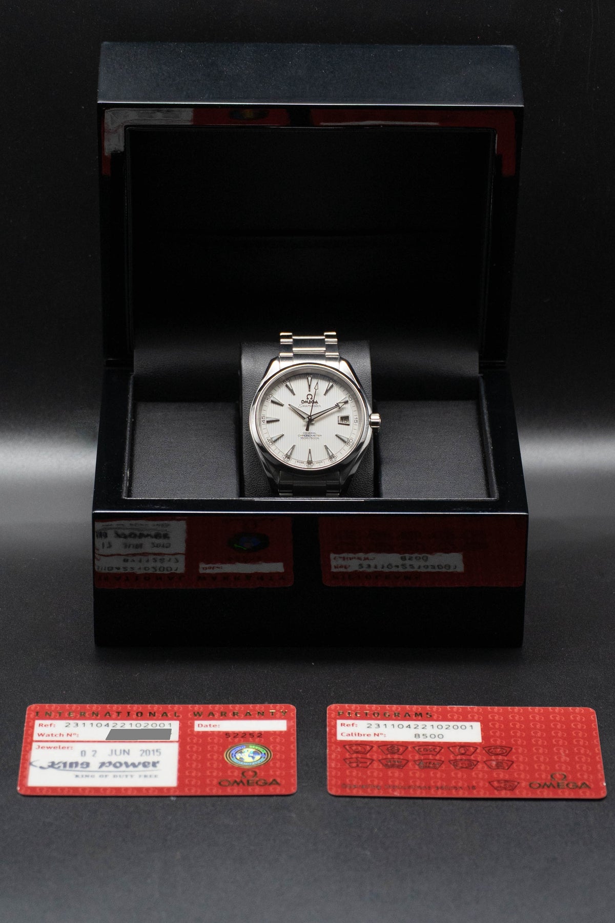 Omega Seamaster Aqua Terra 231.10.42.21.02.001 Fullset 2015 Box+Papers