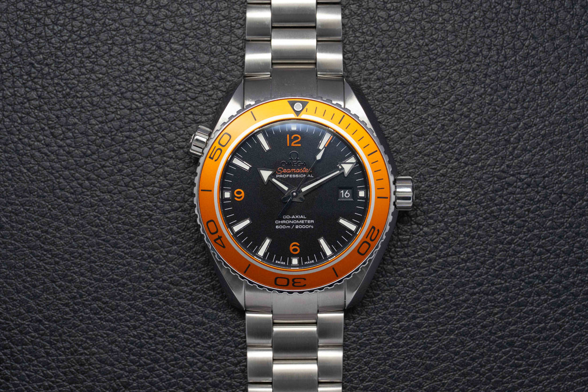 Omega Seamaster Planet Ocean 600M 232.30.46.21.01.002 Black Dial 2014 Papers