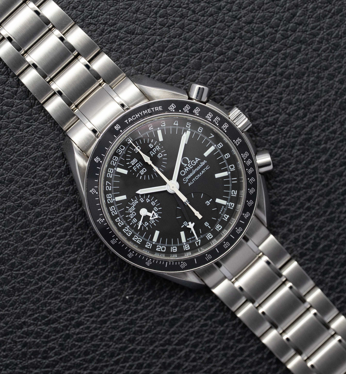 Omega Speedmaster Day Date 3520.50 Black Dial 2000 Papers