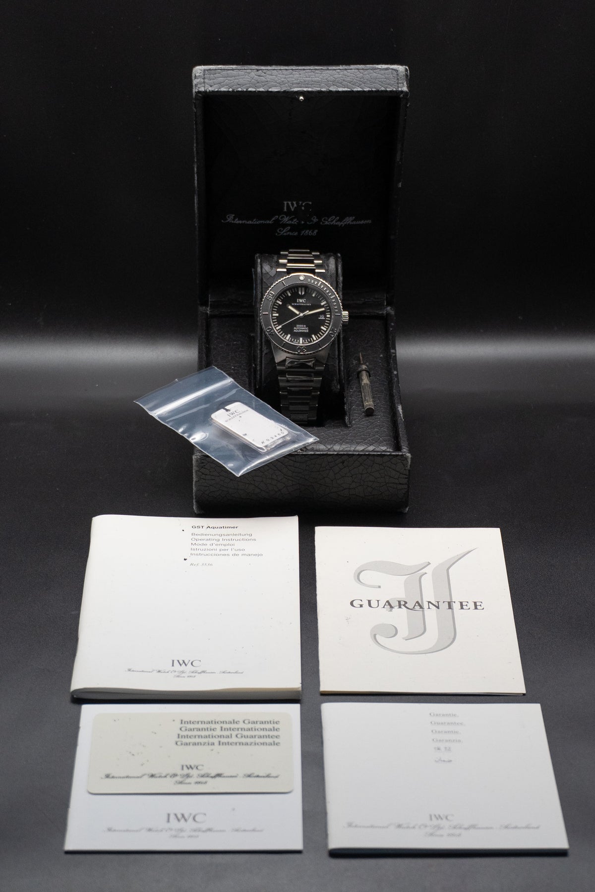 IWC Aquatimer IW353602 Fullset 2001 Box+Papers