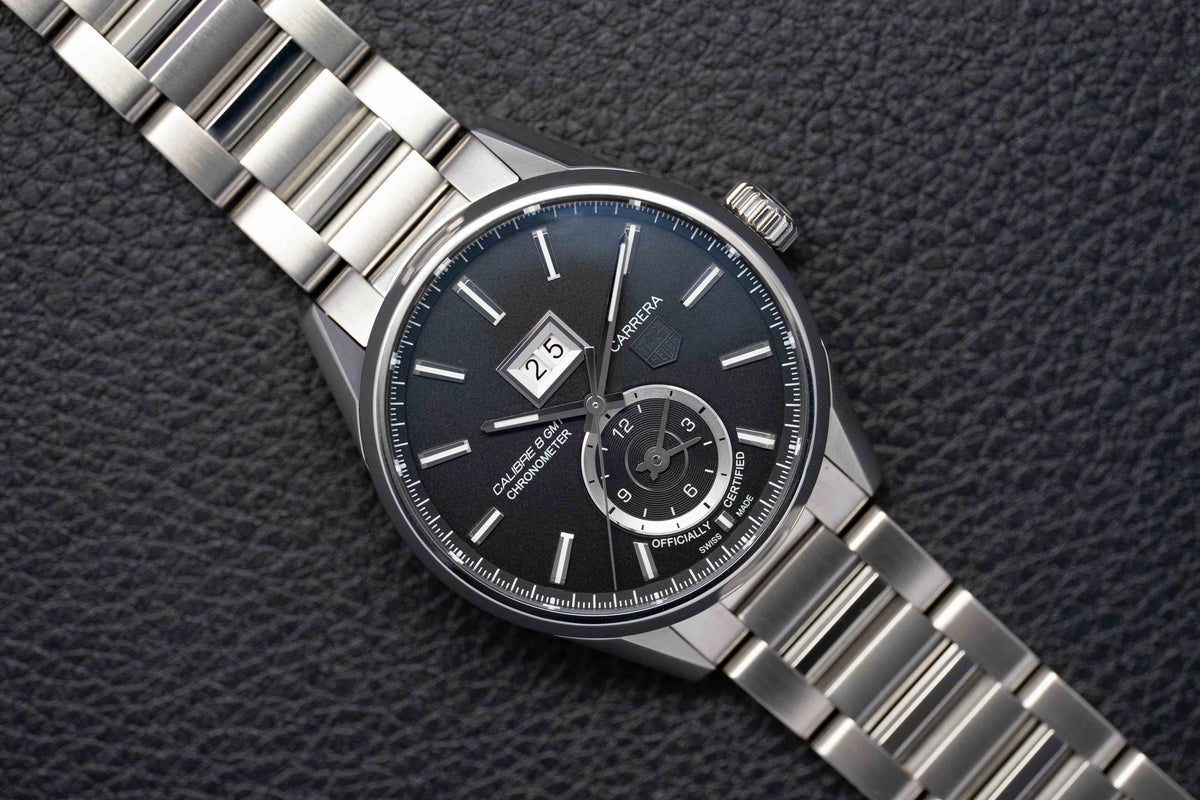 Tag Heuer Carrera Calibre 5 WAR5010.BA0723 Fullset 2018 Box+Papers