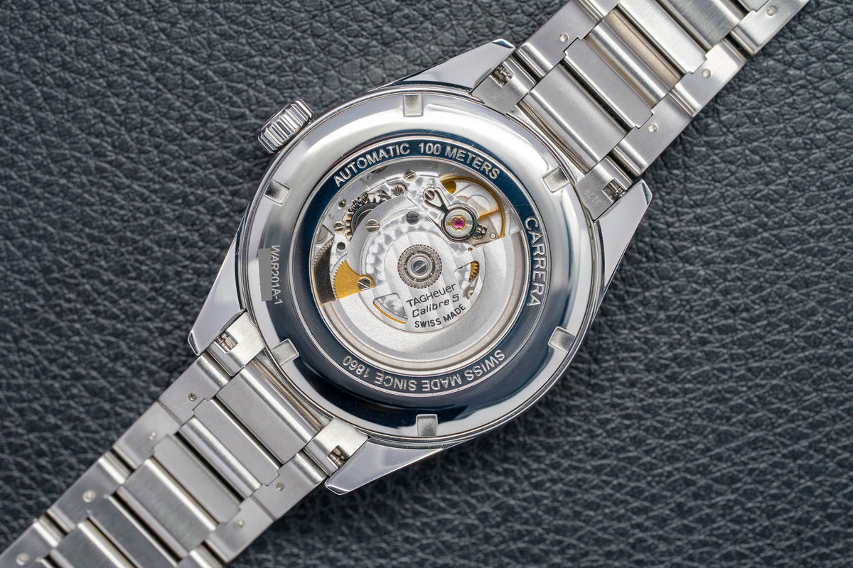 Tag Heuer Carrera Calibre 5 Day-Date WAR201A.BA0723 Fullset 2015 Box+Papers