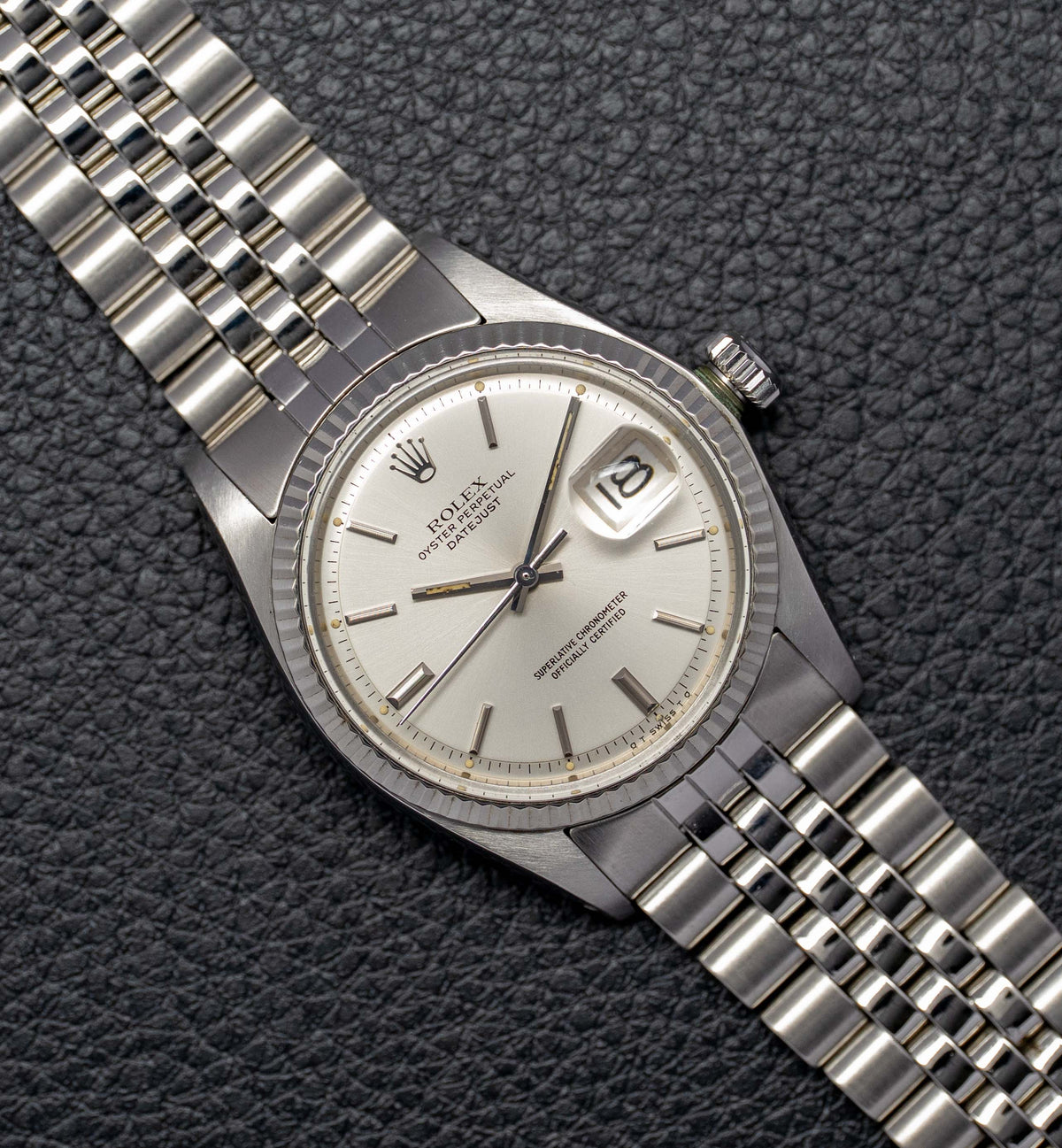 Rolex Datejust 1601 Silver Dial 1974