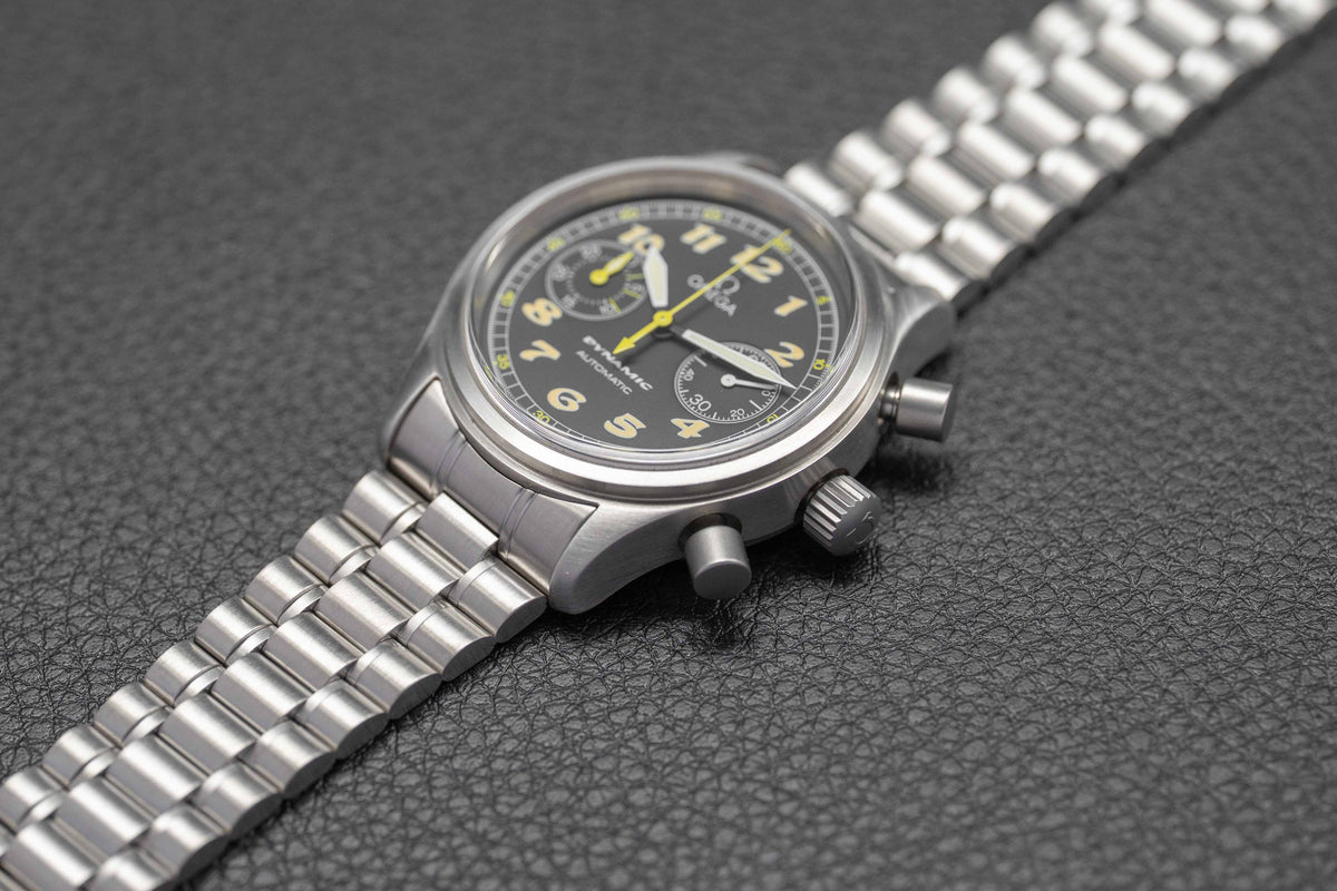 Omega Dynamic Chronograph 5240.50 Black Dial 1995 Box