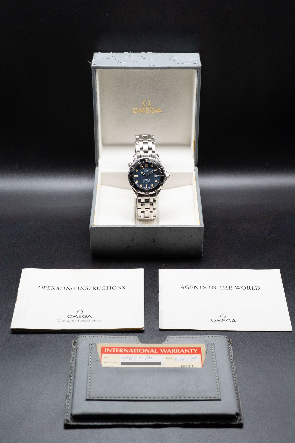Omega Seamaster 300 2562.80 Fullset 1995 Box+Papers