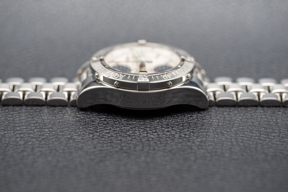 Breitling Superocean Chronograph II A13340 Silver Dial 2008
