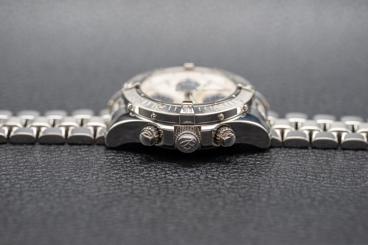 Breitling Superocean Chronograph II A13340 Silver Dial 2008