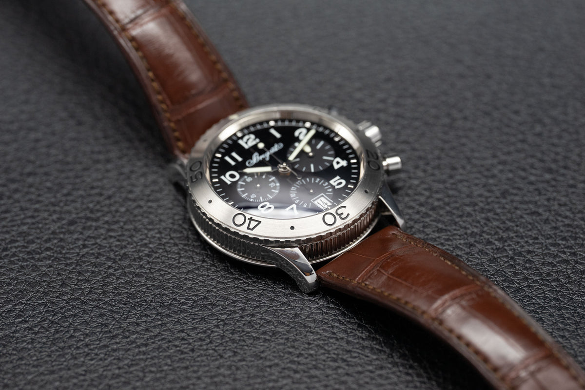 Breguet Marine Chronograph 3820ST/H2/9W6 Fullset 2010 Box+Papers