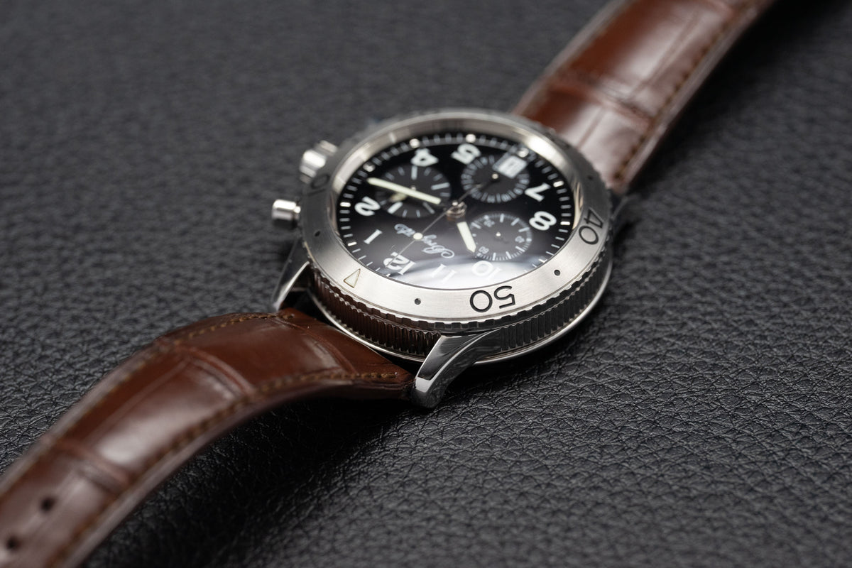 Breguet Marine Chronograph 3820ST/H2/9W6 Fullset 2010 Box+Papers